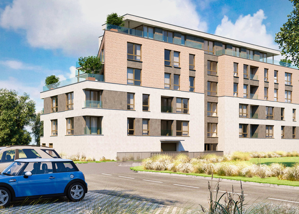 Nové byty v Českých Budějovicích - bytový dům Hálkova