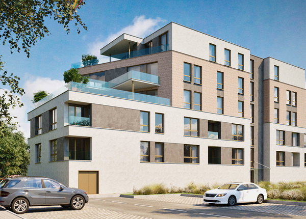 Nové byty v Českých Budějovicích - bytový dům Hálkova