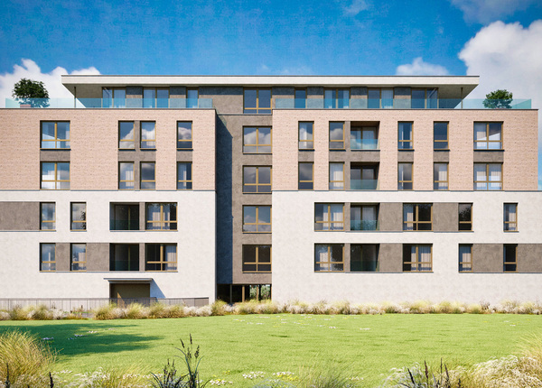 Nové byty v Českých Budějovicích - bytový dům Hálkova