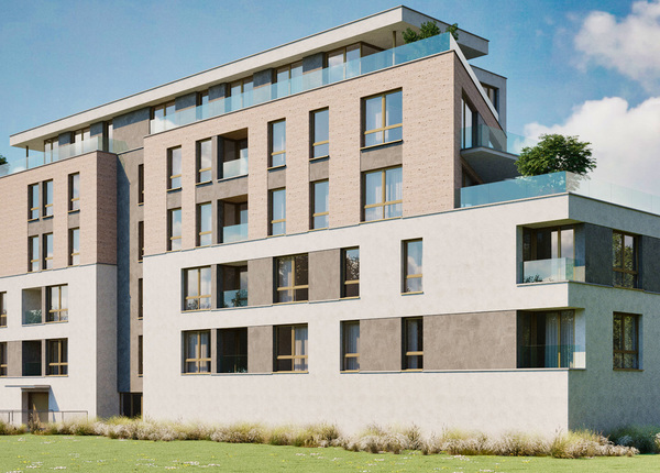 Nové byty v Českých Budějovicích - bytový dům Hálkova