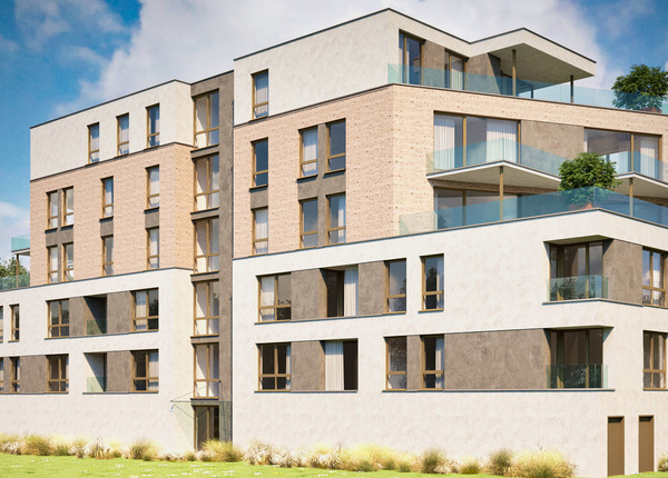 Nové byty v Českých Budějovicích - bytový dům Hálkova